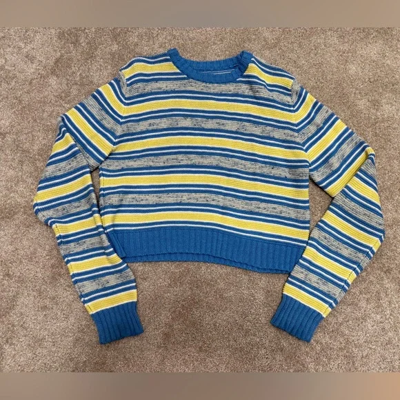 ROSIE ASSOULIN Striped Knit Cotton Jumper - size Large - Pristine Condition - Picture 7 of 16